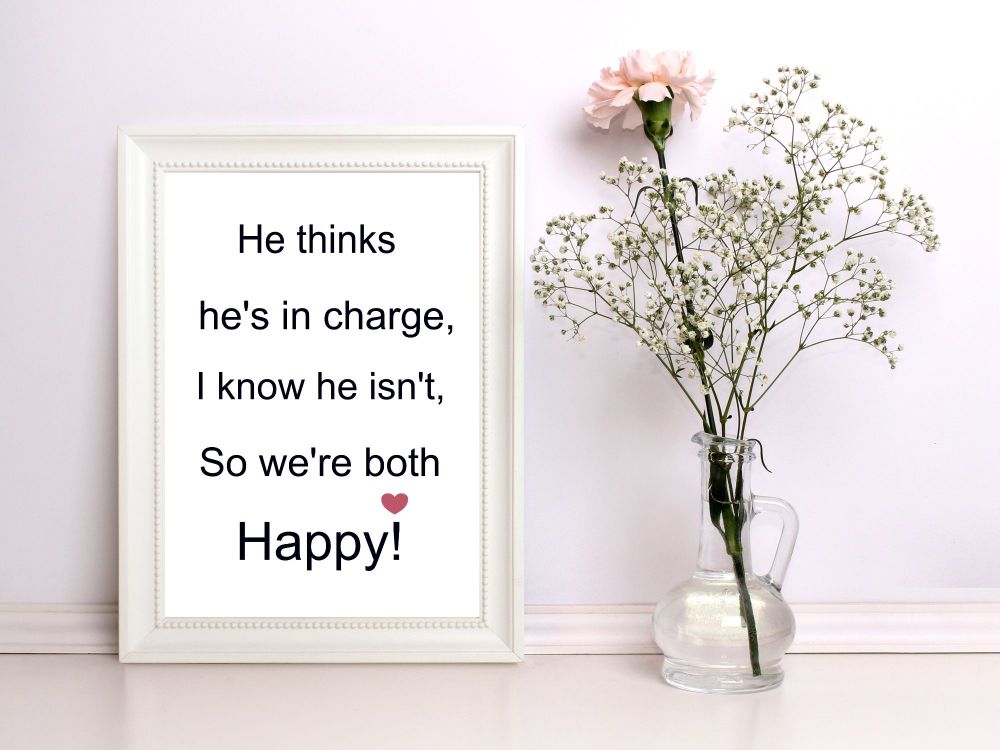 Humourous Typographic Art Print