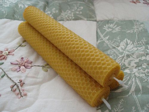 Pack of 3 Handcrafted Beeswax Honeycomb Candles