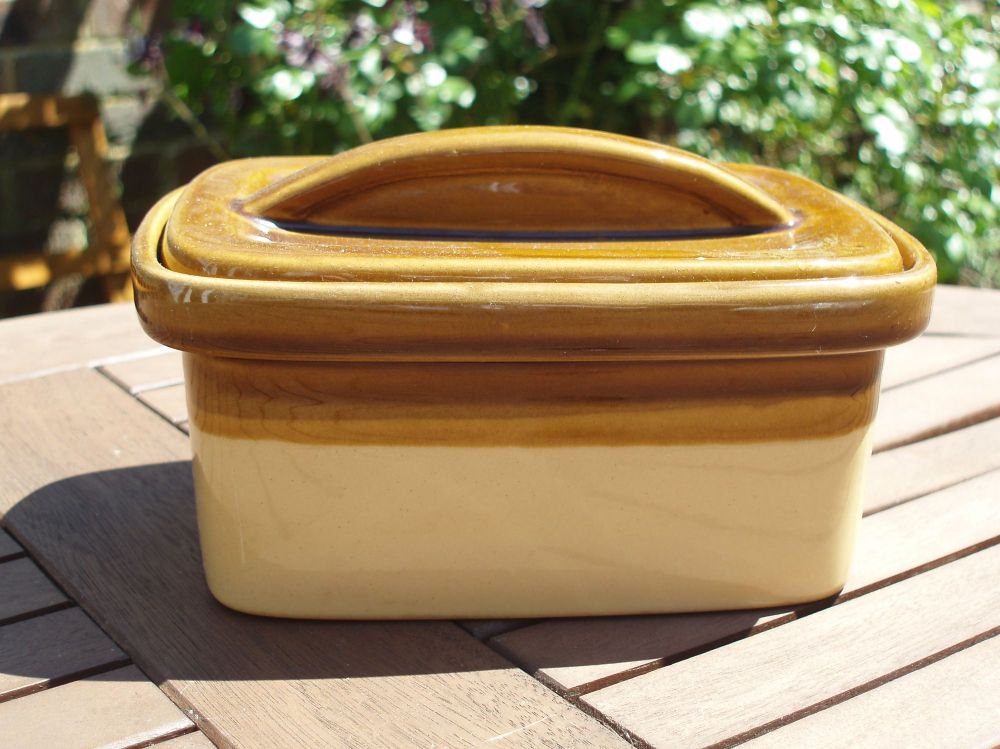 Vintage T G Green Church Gresley Granville Stoneware Butter Dish