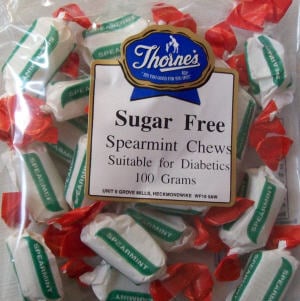 Thorne's Spearmint Chews  - 100g