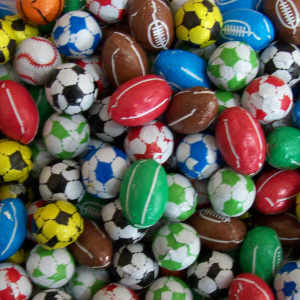 Chocolate Footballs - 120g