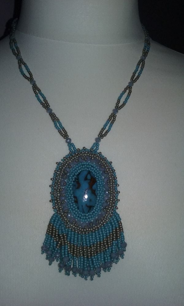 Cabochon turq and silver 1 Cabochon turq and silver 1