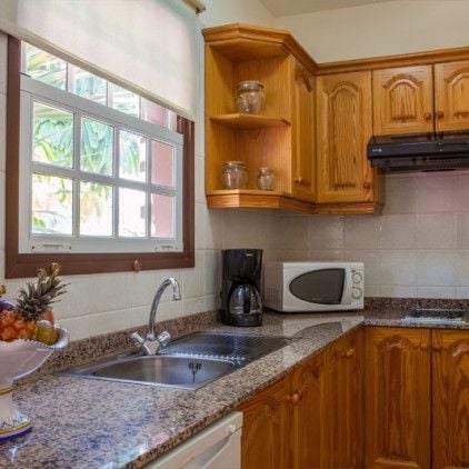 Self-catering kitchen, holiday apartment Los Cancajos