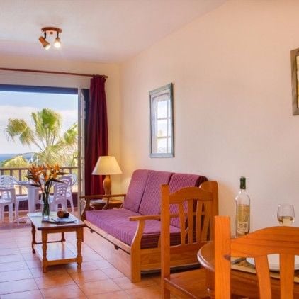 Lounge of self-catering apartments Los Cancajos