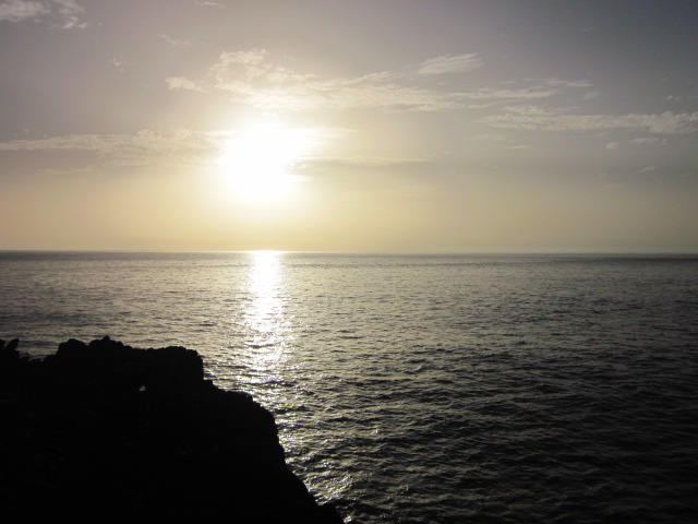 Sunset at Puerto Naos la palma isla bonita canaries