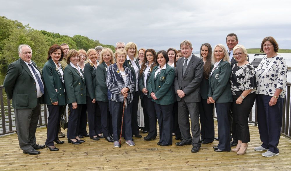 Ann Geary, RIP with the 2017 Irish Ladies Flyfishing Team, management team