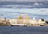 Isle of Man Ferry at Pier Head   Photographic Print 