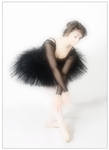 Natalie the Ballerina - side fold photo card  (5965)
