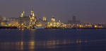 Liverpool Waterfront at night  (3819b)