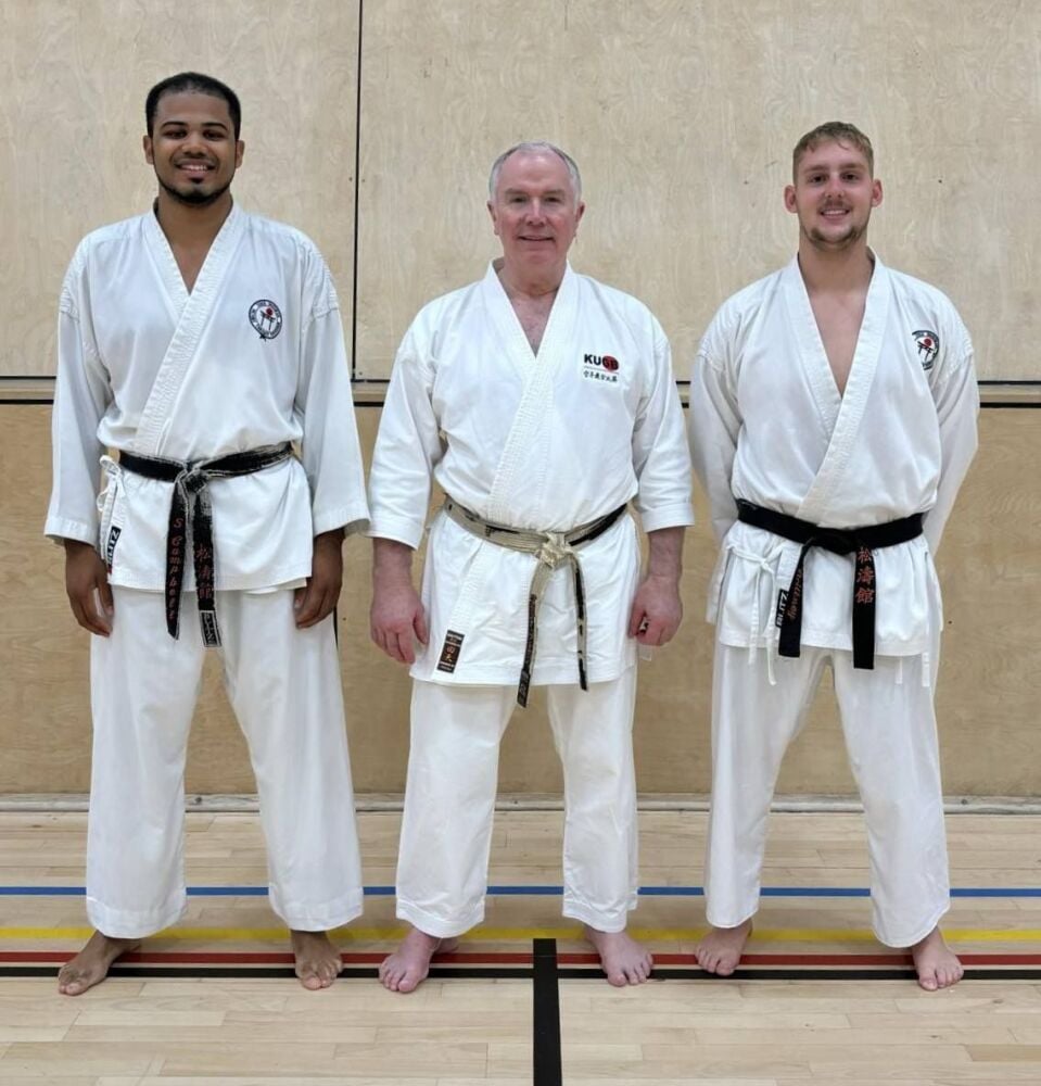 Sam &amp; Lee with Sensei Brennan 29-9-2024 Squad