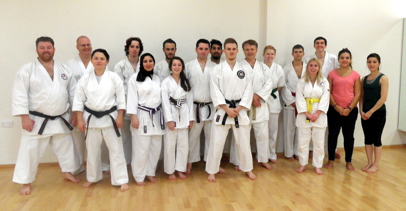Group Photo with European Kata Champion Jack Somers