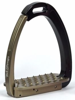 Tech Venice Magnetic Safety Stirrups - Black/Brown (£190.83 Exc VAT & £229.00 Inc VAT)