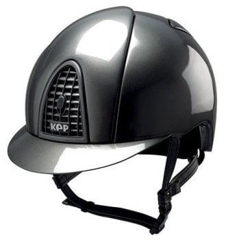 KEP Cromo Metal Metallic Riding Helmet - Grey Metallic (£462.50 Exc VAT & £555.00 Inc VAT)