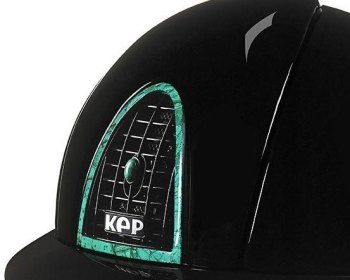 KEP Cromo Polish Black, with rear panel, surround and air vent button in Malachite (£7708.33 Exc VAT or £9250.00 Inc VAT)
