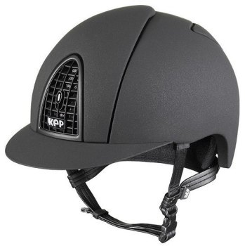 KEP Cromo Mica Helmet - Black Shell - Matt Black Grill & Surround (£407.50 Exc VAT or £489.00 Inc VAT)