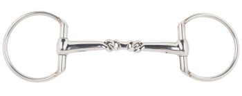 Eggbutt Snaffle, Beris Iron double jointed (Price £70.83 Exc VAT or £85.00 Inc VAT) Product Code 10348