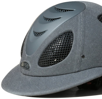 GPA Speed' Air Polo 2X Fabric Covered Riding Helmet - Anthracite (£499.17 Exc VAT & £599.00 Inc VAT) 