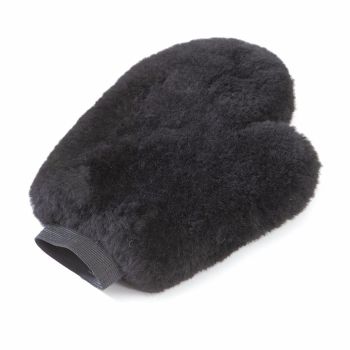 Lambswool grooming glove with thumb, black (£11.67 Exc VAT & £14.00 Inc VAT) Product Code 698 04
