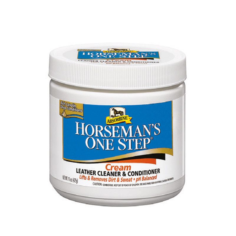 Horseman’s One Step® Cream Leather Cleaner & Conditioner - 425g (504 01) (£