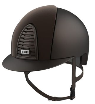 KEP CROMO 2.0 TEXTILE Riding Helmet - Brown/Brown Velvet Panels (UK Customer £715.00 / EU & International Customer £595.83)