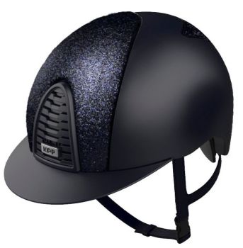 KEP CROMO 2.0 TEXTILE Riding Helmet - Blue/Blue Star Fabric Front & Rear Panel (UK Customer £955.00 / EU & International Customer £795.83)
