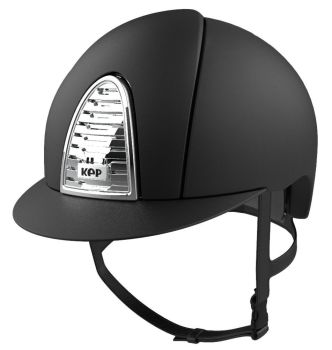 KEP CROMO 2.0 MICA Riding Helmet - Black/Chrome Grid & Chrome Frame (UK Customer Price £570.00 EU & International Customer Price £475.00)
