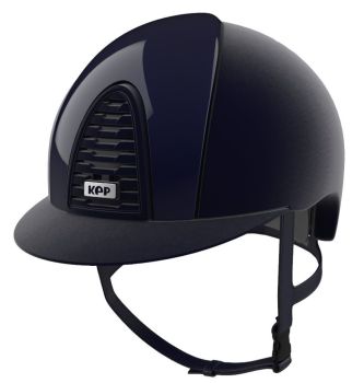 KEP CROMO 2.0 VELVET Riding Helmet  - Black Velvet with Black Polished Panels (UK Customer Price £655.00 / EU & International Customer Price £545.83)