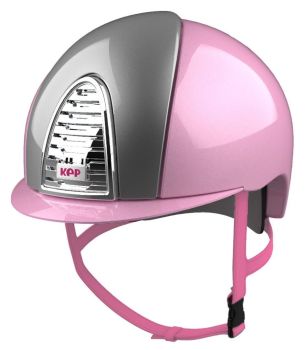 KEP CROMO 2.0 XC METAL Riding Helmet - Pink/Metal Light Grey Panels (UK Customer £687.50 / EU & International Customer £572.92)