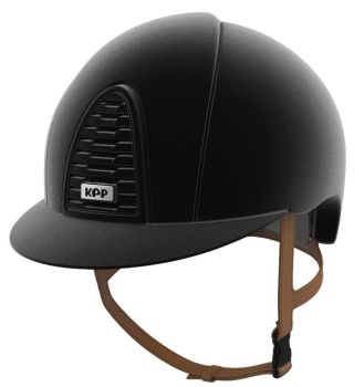 KEP Cromo 2.0 Velvet Riding Helmet - Black Full Velvet (UK Customer Price £630.00 / EU & International Customer Price £525.00