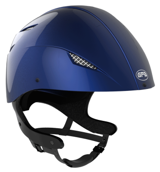 GPA Easy Jock Up TLS Riding Helmet - (EU & International Customers £304.17 No VAT / UK Customers £365.00 Inc VAT) - Shell Colour - Glossy Dark Blue