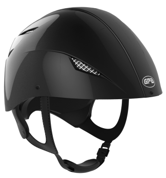 GPA Easy Jock Up Hybrid Riding Helmet - (EU & International Customers £291.67 No VAT / UK Customers £350.00 Inc VAT) - Shell Colour - Glossy  Black