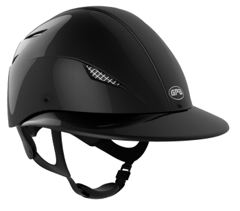 GPA Easy First Lady Hybrid Riding Helmet - (EU & International Customers £291.67 No VAT / UK Customers £350.00 Inc VAT) - Shell Colour - Glossy  Black