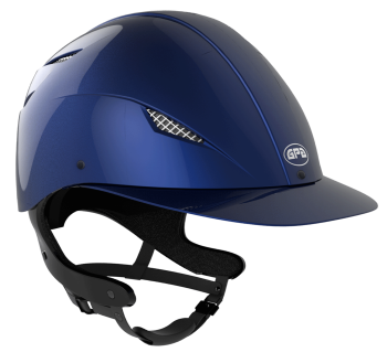 GPA Easy EVO TLS Riding Helmet (EU & International Customers £304.17 No VAT / UK Customers £365.00 Inc VAT) - Shell Colour - Glossy Dark Navy