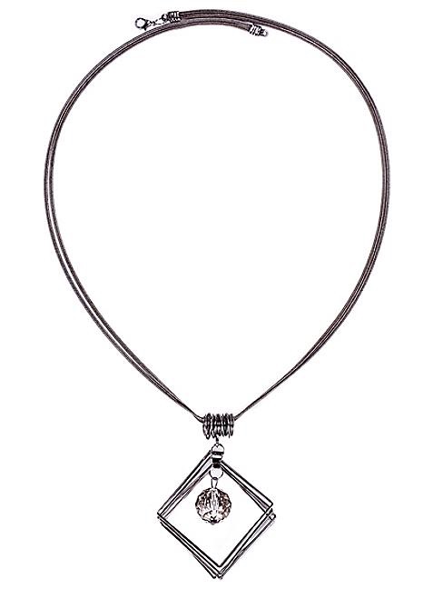 Statement Square & Gem Necklace