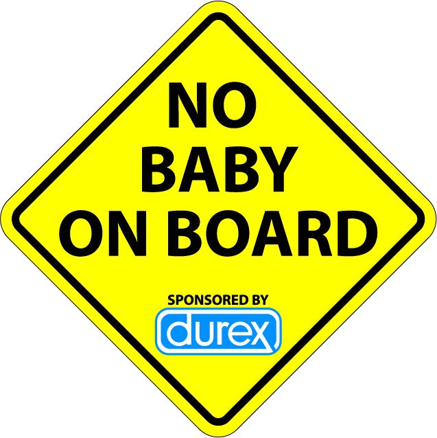 No Baby On Board! | Sticker