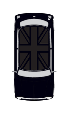 Matt Union Jack Roof Kits