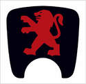 106 S2 Boot Lock Decal Plain Black With Diablo Red Lion