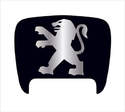 306 S2 Boot Lock Decal Plain Black With Silver Lion