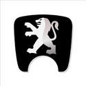 106 S2 Boot Lock Decal Plain Black With White& Silver Lion