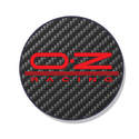 OZ Racing red over carbon effect
