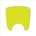 106 S2 Boot Lock Decal Lime Green