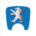 106 S2 Boot Lock Badge Blue With Silver Lion