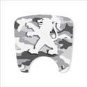 106 S2 Boot Lock Decal Camouflage 6 With White Lion