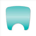 106 S2 Boot Lock Decal Graduated Light Turquoise