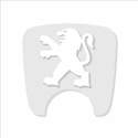 106 S2 Boot Lock Decal Grey With White Lion