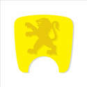 106 S2 Boot Lock Decal Yellow With Dark Lion