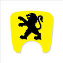 106 S2 Boot Lock Decal Yellow With Black Lion