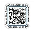 Small Clubs & Societies QR Code Decals - pack of 40