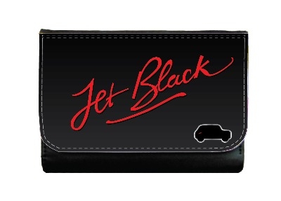 Mini Jet Black Wallet