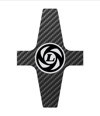 Leyland Mini Clubman Grille Badge carbon